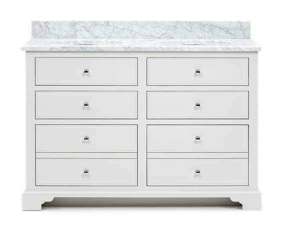 Chichester 1240 Undermount D-Drawer Washstand Only-Shell-Shell Front 1