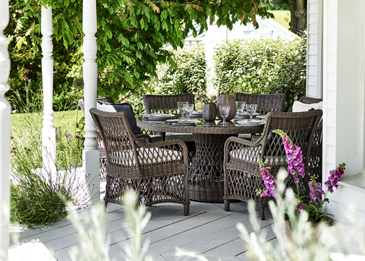 Harrington Round 6-seater Table Set_Garden Furniture_Veranda