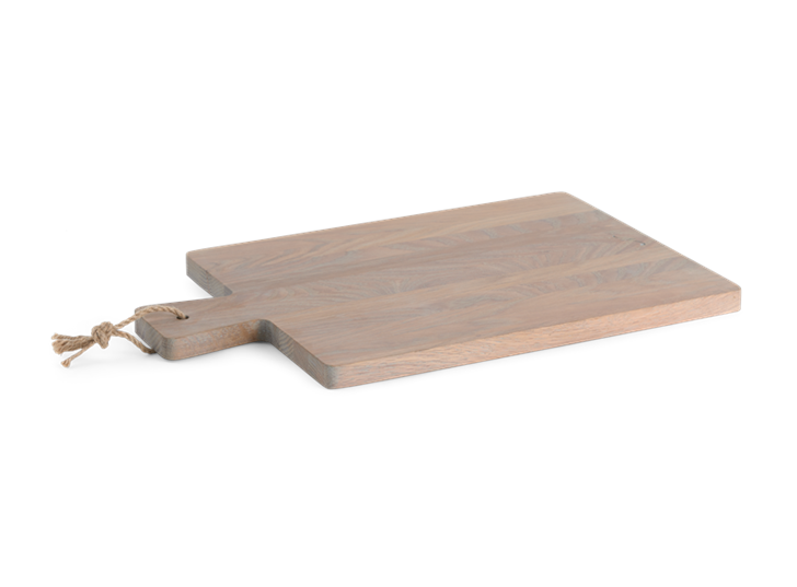Borough Rectangular Oak Chopping Board Seasoned Oak_3Quarter