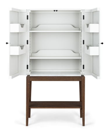 Ardingly, front, with shelf _ marble copy