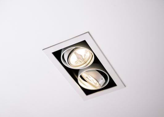 Coates Recessed AR50Ceiling Ligting Double