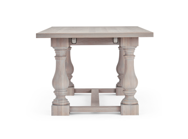 Balmoral 185-275 Extending Table_Seasoned Oak_Side
