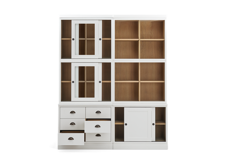 Chawton Contemporary Double Dresser - Snow
