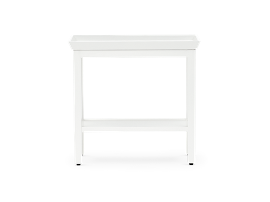 Aldwych rectangular side table Snow front