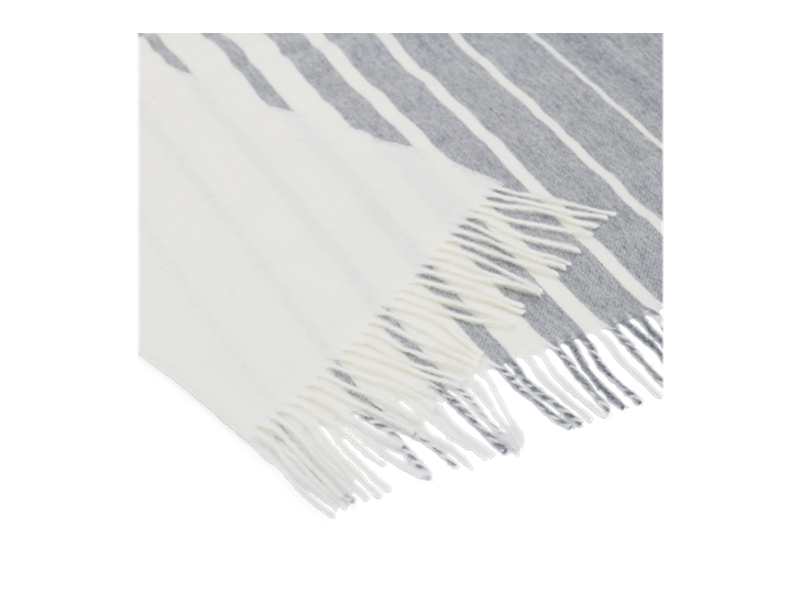 Cley Stripe Throw Pebble_Thickness Detail