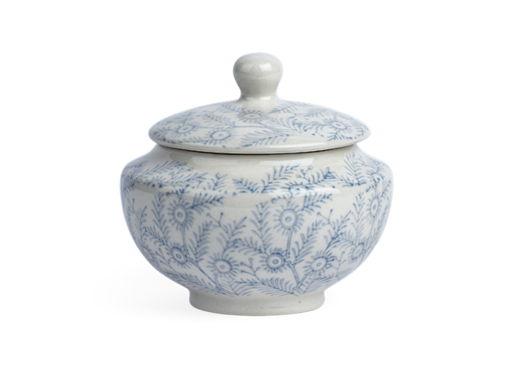 Olney Sugar Bowl - Flax Blue 1