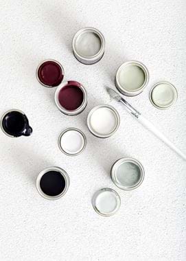 Tester Pots with Lids and Brush Extended