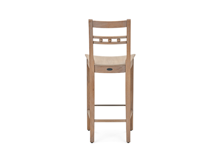 Suffolk Bar Stool_Seasoned Oak_Back