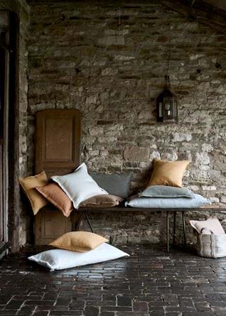Beatrix cushion on bench