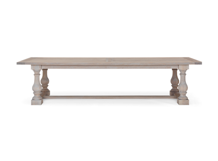 Balmoral 320 Rectangular Table_Seasoned Oak_Front