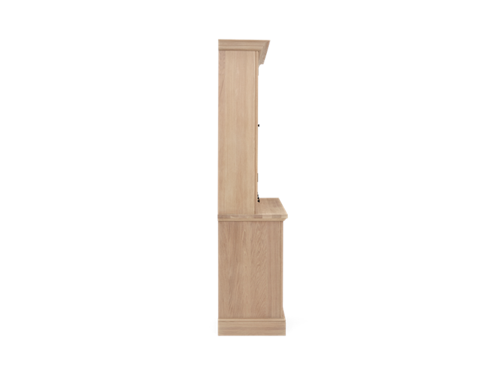 Henley 5ft Glazed Oak Dresser Top Side