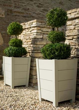 Southrop Tall Painted Planters