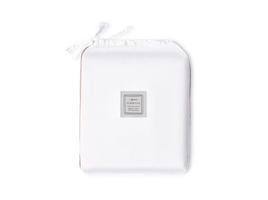 Albertine Duvet Cover Peat Double_Front