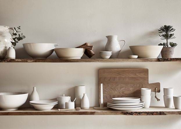 Bayham medium vase on shelf