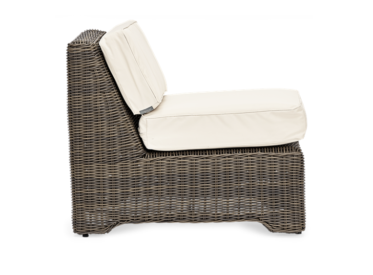 Tresco Mid Section Modular with Oatmeal Cushion_Garden Furniture
