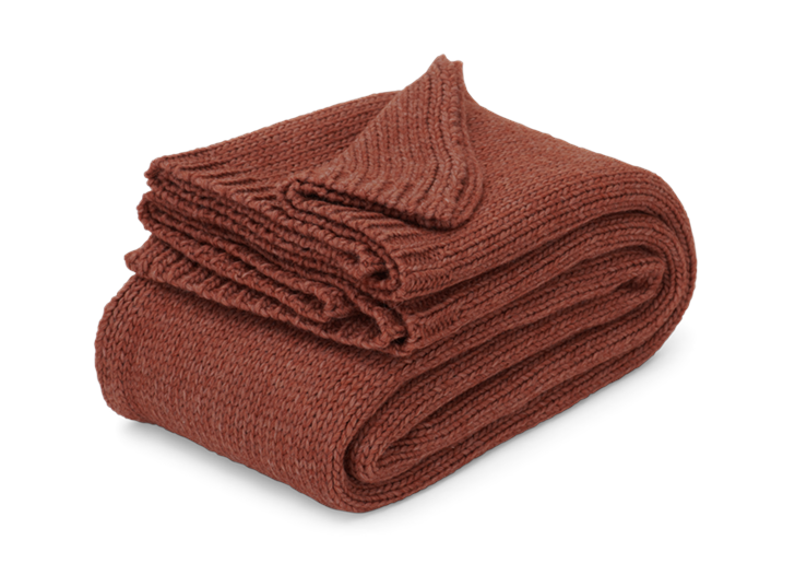 Sefton Rust Coloured Throws | Neptune