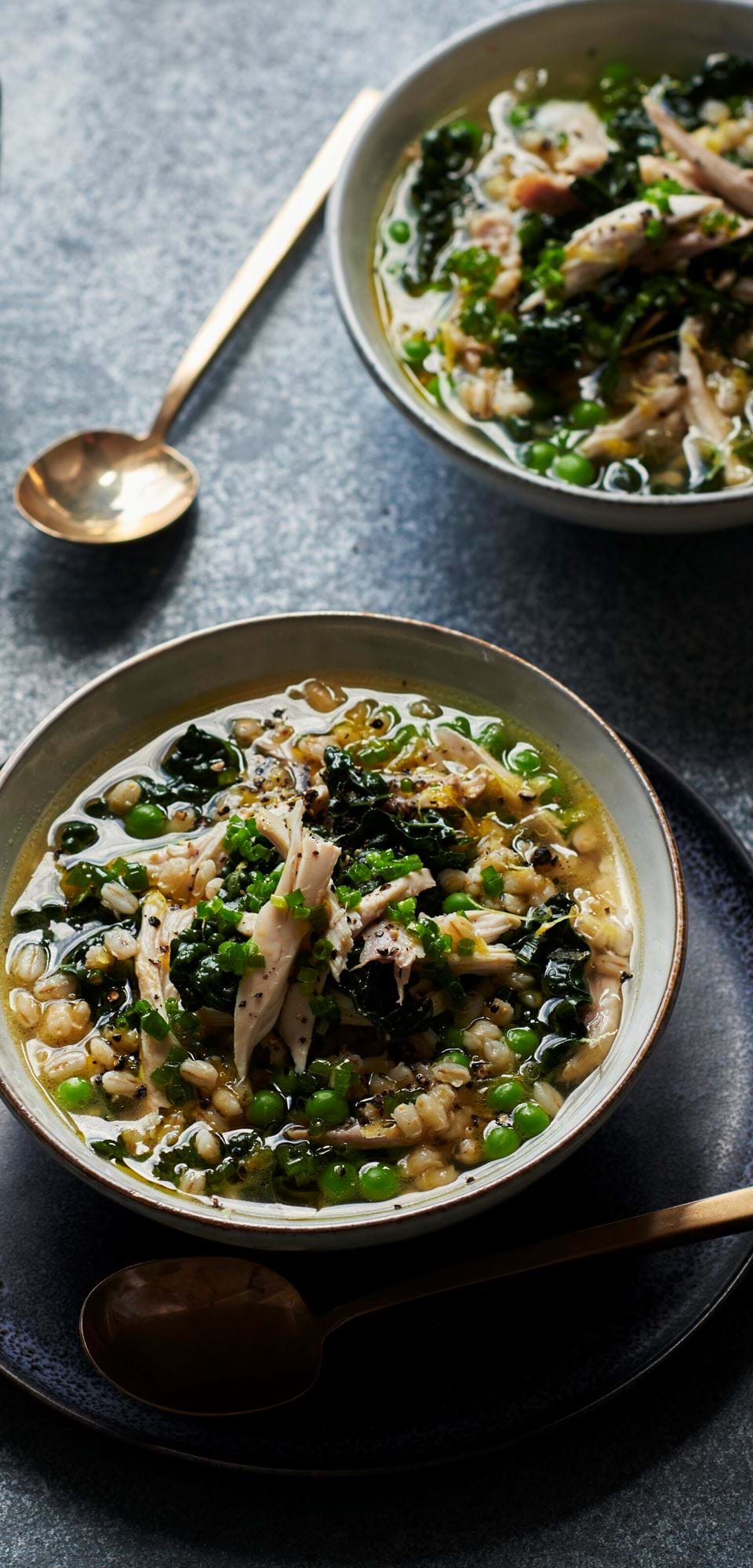 Chicken & pearl barley soup
