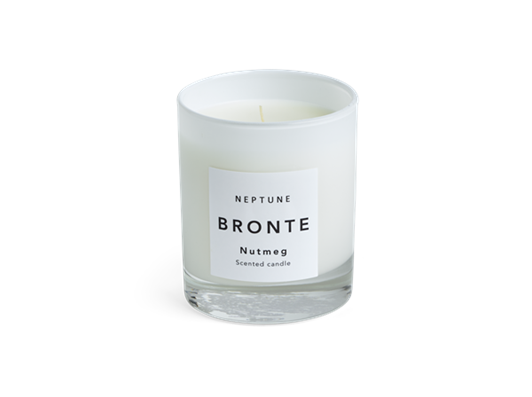 Bronte Nutmeg Scented Candle, White