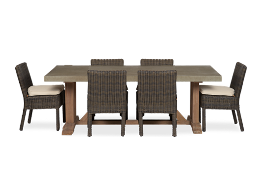 Hove 6-seater set with Toulston chairs