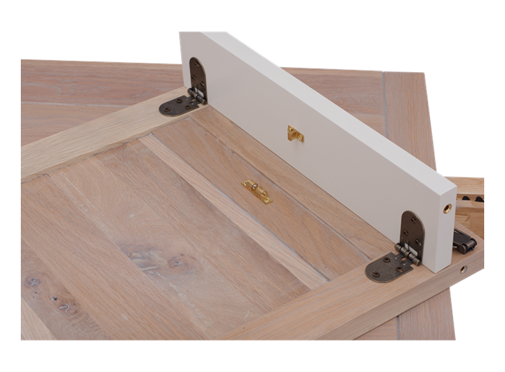 Suffolk 180-300 Extending Table_Silver Birch_Detail 1